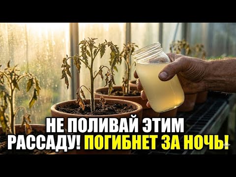 ДЕДОВСКИЙ РЕЦЕПТ СПАС РАССАДУ! Я ЧУТЬ НЕ УНИЧТОЖИЛ ВСЁ ЭТИМ ПОЛИВОМ!