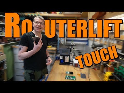 Routerlift Höhe per Touchscreen verstellen