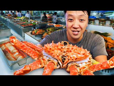 INSIDE the MOST POPULAR All You Can Eat KING CRAB + STEAK Buffet in Bangkok Thailand