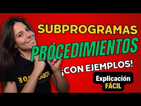 SUBPROGRAMAS: PROCEDIMIENTOS en PSEUDOCÓDIGO | Algoritmos 2024 ⭐