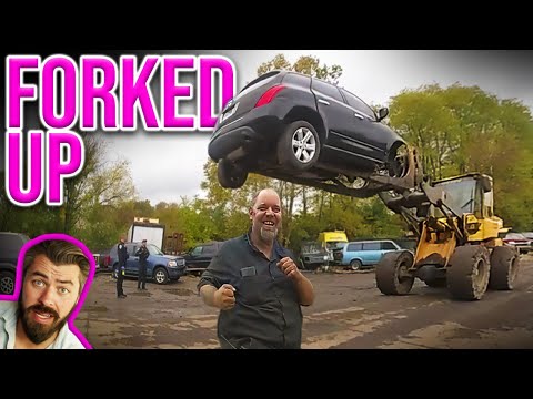 Certified Forklift Driver Catches Car Thief IN THE ACT!