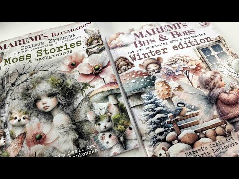 💚❄️ The Ultimate Treat for Collage Lovers – 2 New Books! (Moss Stories & B&B Winter Edition)