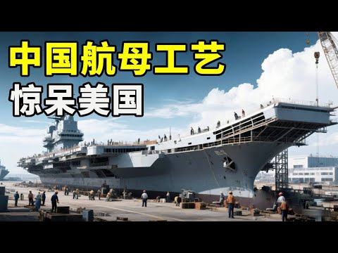美国媒体炸了，中国新航母开建，新造船技术将改变军事格局？#科学教育 #科普知识 #科学普及