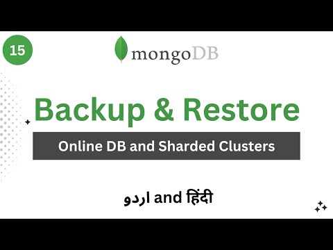 Backup and Restore with Mongodump | Mongodb Atlas and Sharded Clusters