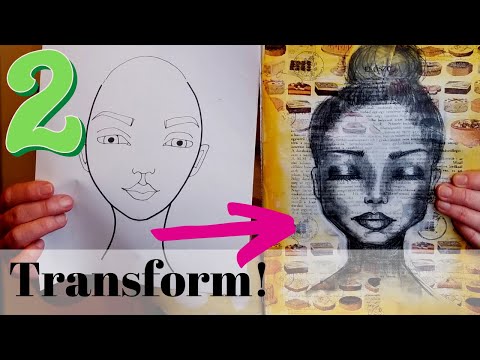 HOW to DRAW a FACE with a TEMPLATE!