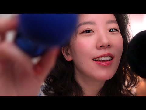 ASMR [KOR🇰🇷] ✨ 13 Visual Triggers & Whispers for Sleep 🌙 1 Hour (Subtitle 🌍)