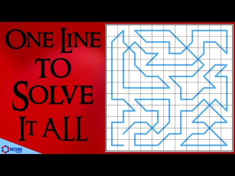A Sudoku Whose ONLY Clue Is A Single Line???