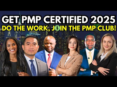 Get PMP Certified in 2025!  (8 Hour Mini-Bootcamp)