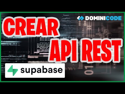 Alternativa para Firebase - Crear API Rest con Supabase  ✨ ✨