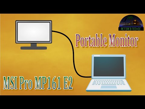 MSI Pro MP161 M2 Portable Display