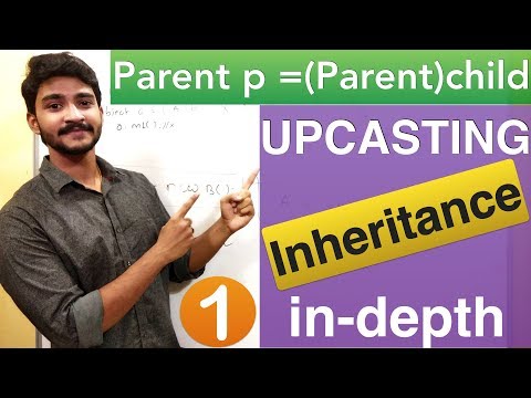 Explore object casting in java | parent p = new child() | upcasting with dynamic method dispatch