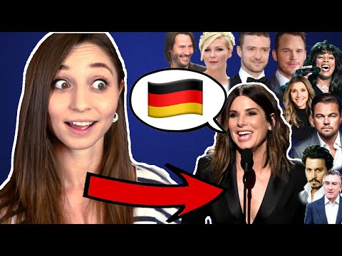 German reacts to AMERICAN CELEBRITIES speaking German! | Feli from Germany