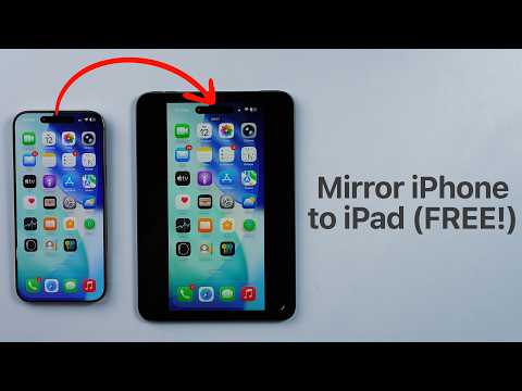 How to Mirror iPhone to iPad (100% Free)