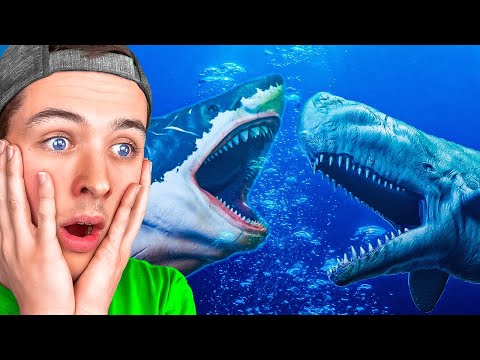 MEGALODON vs LEVIATHAN (STRONGEST MONSTERS!)