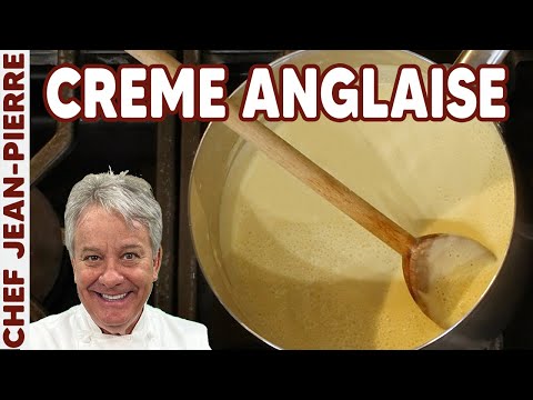 White Chocolate Cream Anglaise | Chef Jean-Pierre