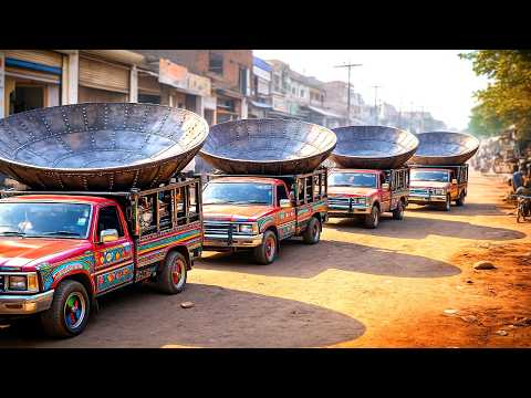 Most Incredible Way a Pakistani Workshop Made a Giant Frying Pan - @Discover Repairing Skills