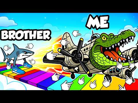 BEATING my BROTHER in Roblox BRAINROT TRAINING SIMULATOR