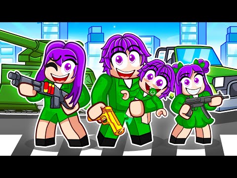 Having A MILITARY FAMILY In Roblox DRIVING EMPIRE!