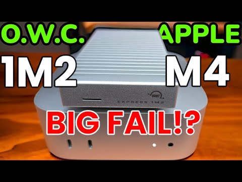 Is the OWC Express 1M2 a reliable external storage for the base Mac Mini M4?