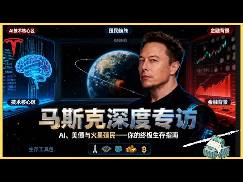 马斯克最新采访解读：AI、美债和经济的唯一解决途径