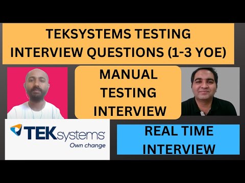 TekSystems Interview Questions | Real Time Interview Questions and Answers