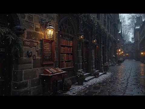 Tranquil London Winter & Gothic Piano | A Belated Letter of Loneliness with Dark Academia