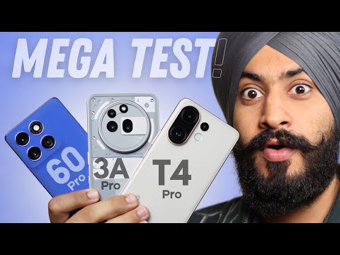 Best Camera Phone Under ₹30,000 | vivo T4 Pro vs Moto Edge 60 Pro vs Nothing Phone 3a Pro |