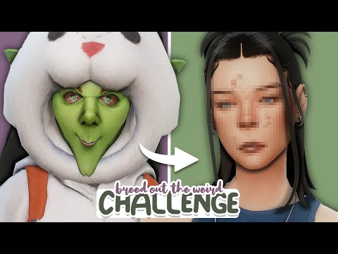Breed Out The Weird 🧬 | Sims 4 Create a Sim Challenge