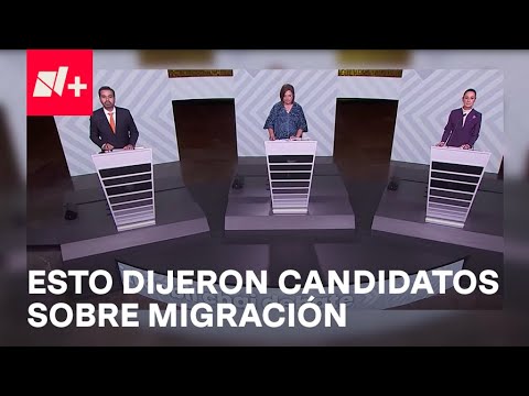 Tercer Debate Presidencial: Así hablaron los candidatos de migración y política exterior