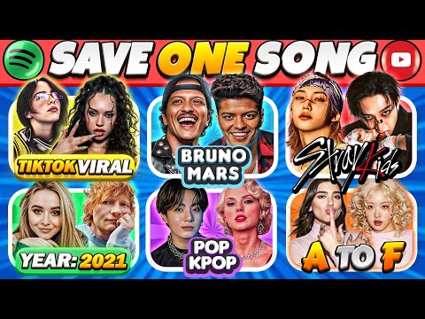 Save One Song ✨: RANDOM Rules 🔥 | TikTok Viral vs Collab vs K-Pop | Music Quiz 2025