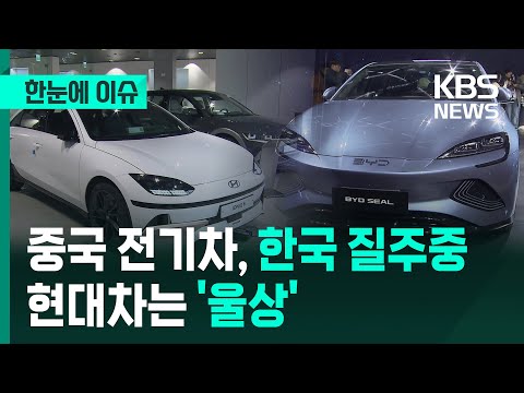 [한눈에 이슈] 중국 전기차, 한국 질주중…현대차는 '울상' / KBS 2025.12.15.