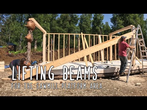 Lifting Beams - New sawmill platform build