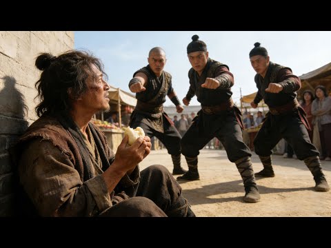功夫電影！街頭乞丐展現真功夫，打倒一群惡霸！ 💥 #中国电视剧 #KungFu #Martial Arts Movies