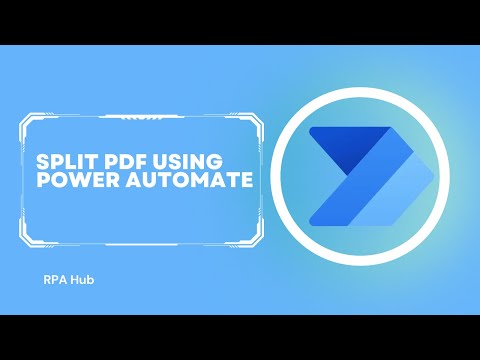 Split PDF file from half using Power Automate | Power Automate Tutorial