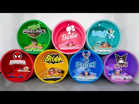 Dobrodružství v kapslovém hotelu! 🛌✨ Světy superhrdinů pro děti