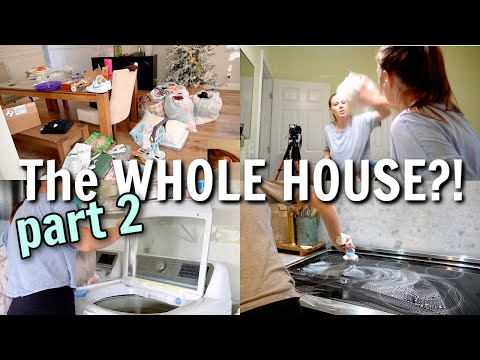 WHOA! WHOLE HOUSE CLEAN WITH ME (Winter) | EXTREME DEEP CLEANING MOTIVATION 2025