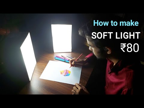 How to make soft light for Art Studio | My lighting setup