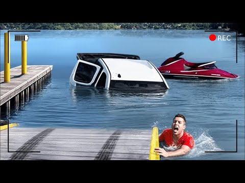 IDIOTS AT THE BOAT RAMP!#usa#karma #epicfails