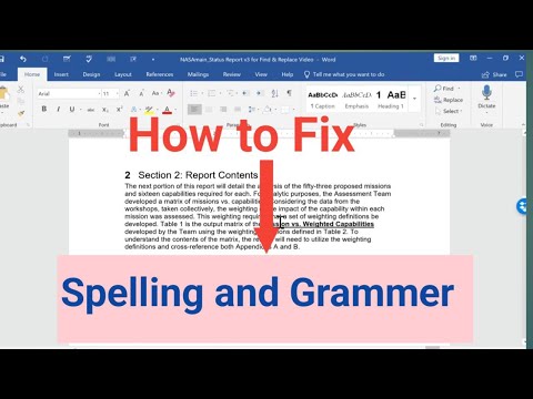 Fix Spelling & Grammar in Word | Easy Tutorial