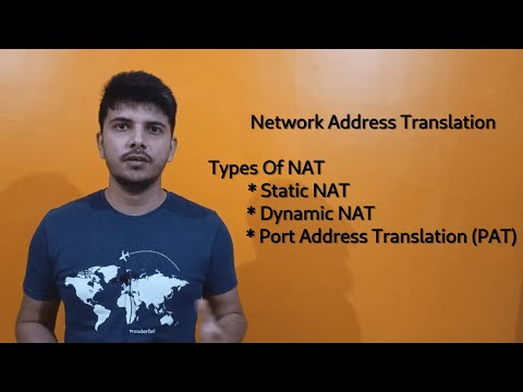 NAT & its types | Static NAT | Dynamic NAT | Port address translation | Network address translation