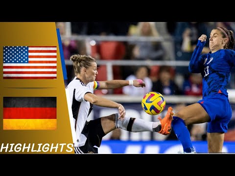 USA vs Germany | Friendly International Women - Highlights All Goals 13/11/22