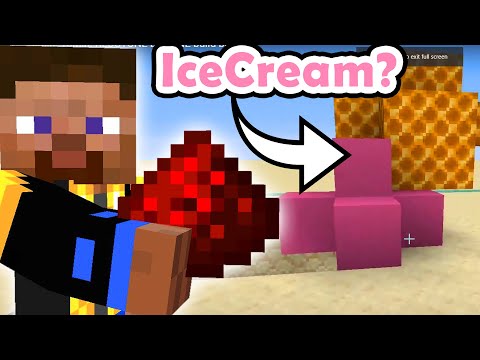 1 Minute to build a Redstone IceCream Cone