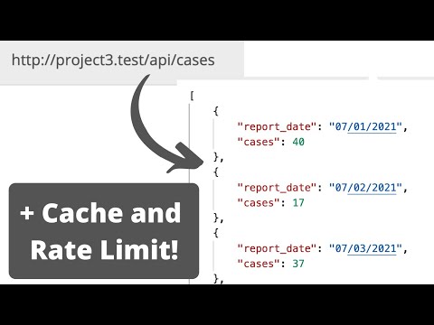 Laravel: Create Public API with Cache and Rate Limits