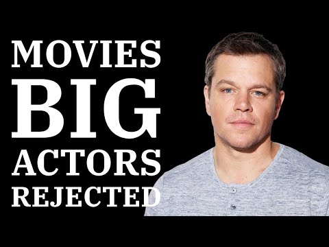 Movie Roles Rejected by A-Listers