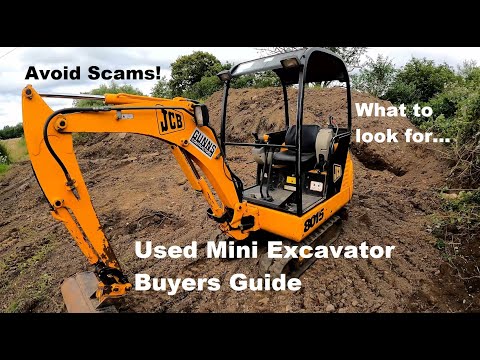 Used Mini Excavator Buyers Guide - What to look for - How to avoid scams