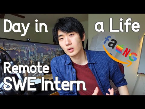 Day in the Life of a Remote Software Engineer Intern (Silicon Valley)