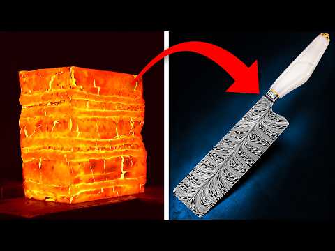 $35 Steel Into $3,700 Damascus Knife