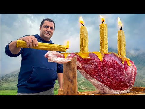 Você Nunca Provou Carne Assim! 🥩 Método Antigo com Cera de Abelha