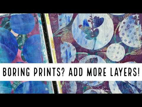 Botanical Gel Prints - Fun, EXPERIMENTAL Creative