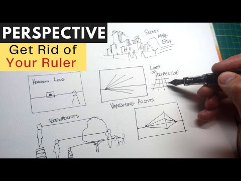 How to Draw Perspective - A Simple Guide and Sketching Tutorial
